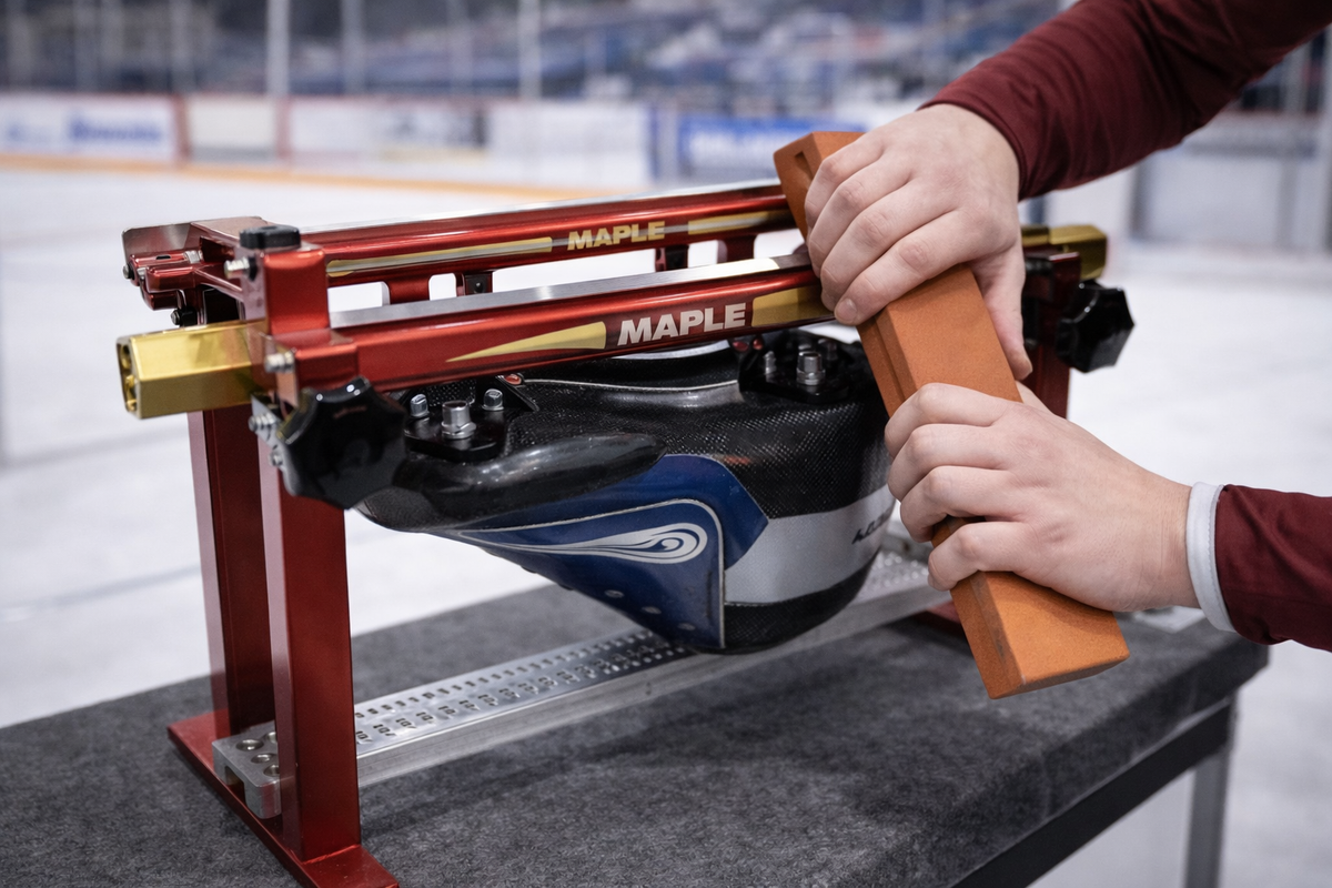 Entretien de patin de vitesse