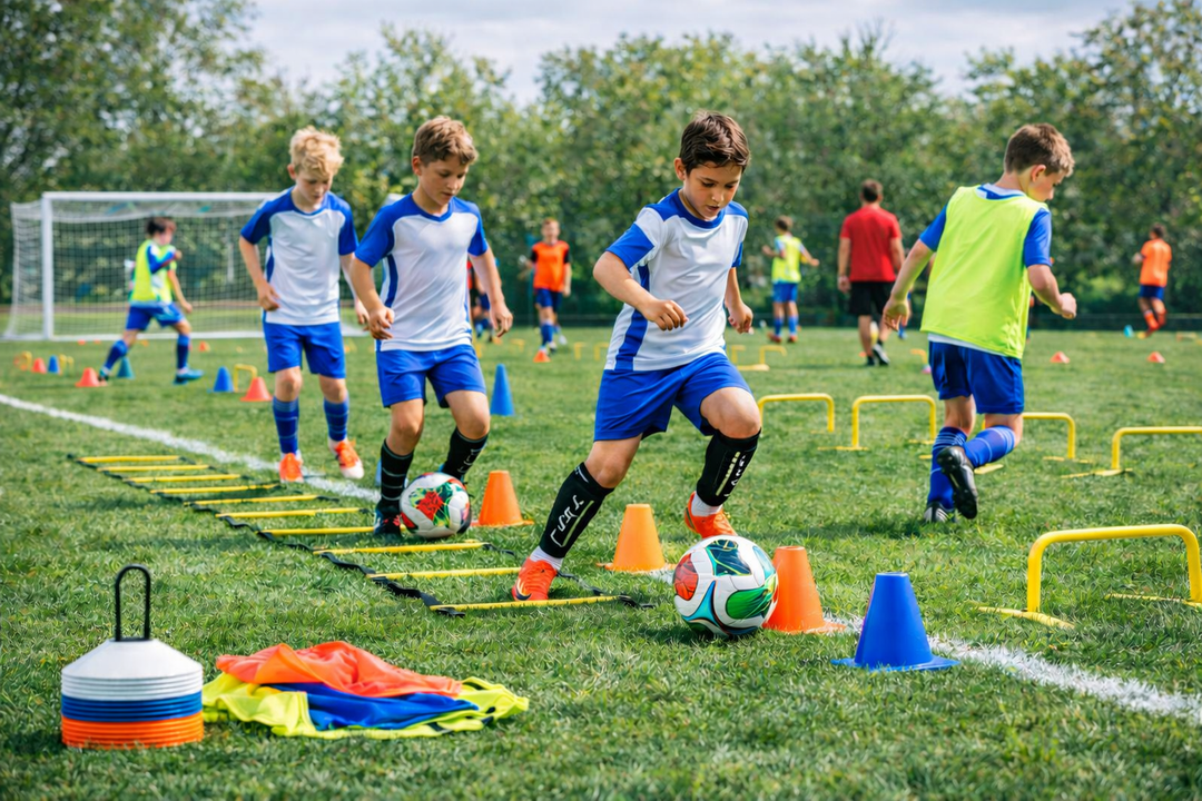 Entraînement de Soccer et Arbitre
