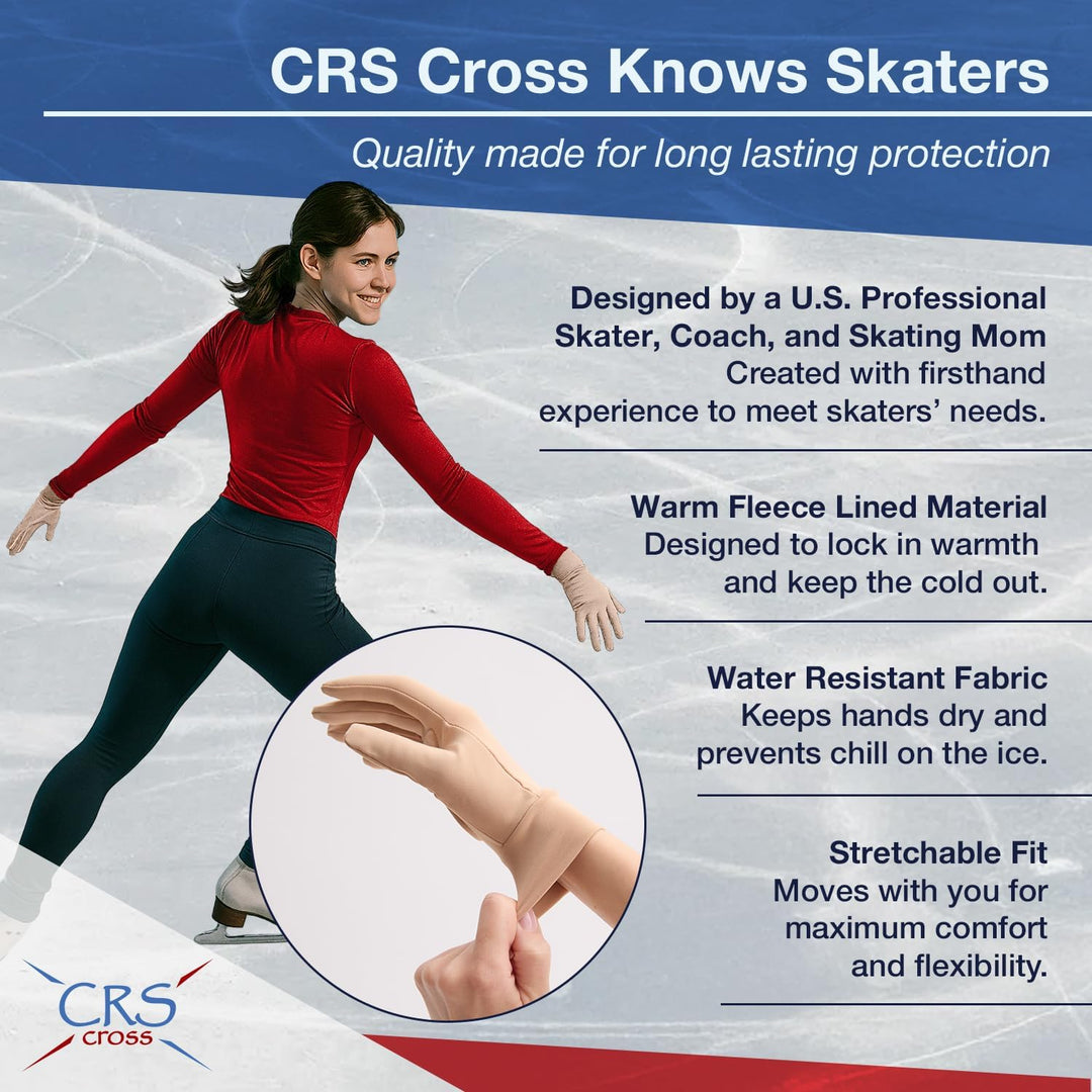 Gants Rembourrés de Patinage Artistique CRS