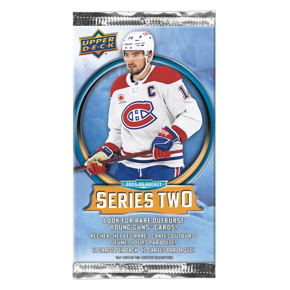 Cartes de Hockey Upper Deck 2025-26 series two