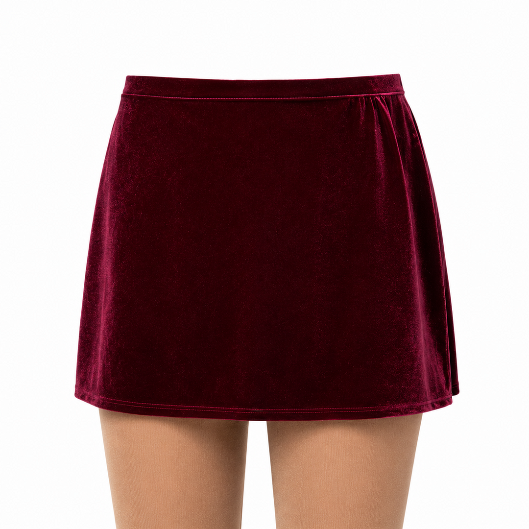 Jupe en Velour Bourgogne pour le CPA Le Gardeur