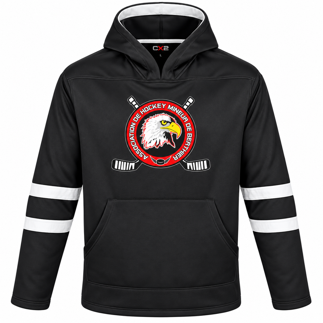 Kangourou avec logo brode des Aigles de Berthier