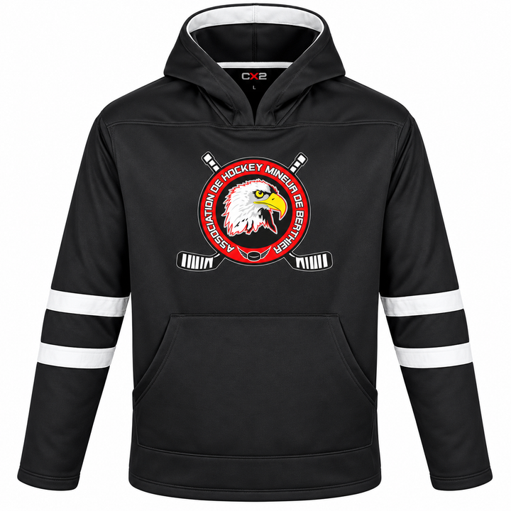 Kangourou avec logo brode des Aigles de Berthier
