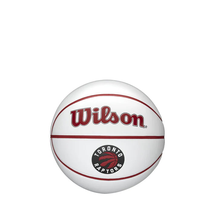 WILSON Mini ballon de basketball avec autographe de l'équipe de la NBA – Toronto Raptors