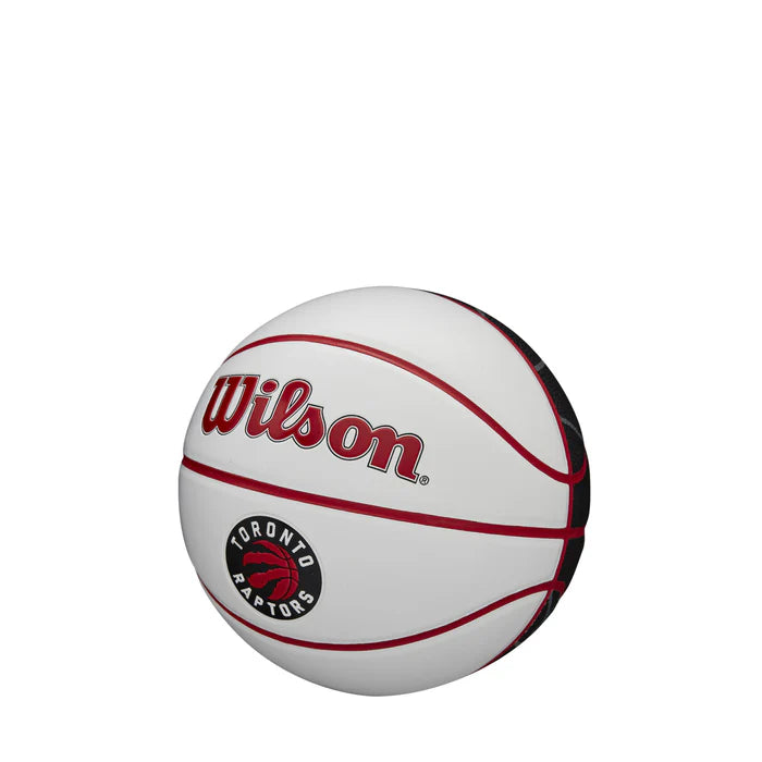 WILSON Mini ballon de basketball avec autographe de l'équipe de la NBA – Toronto Raptors