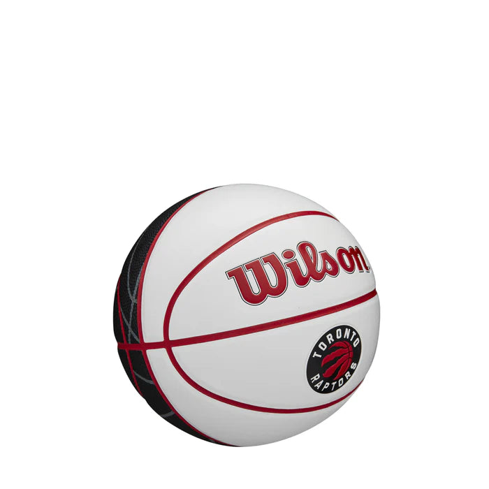 WILSON Mini ballon de basketball avec autographe de l'équipe de la NBA – Toronto Raptors