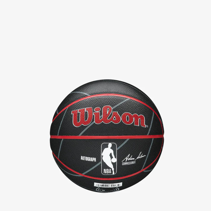 WILSON Mini ballon de basketball avec autographe de l'équipe de la NBA – Toronto Raptors