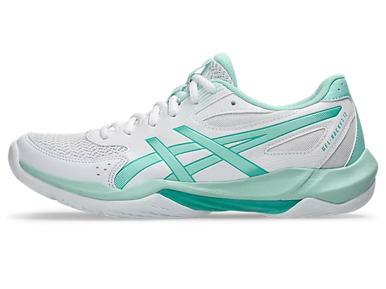 Asics Gel-Rocket 12 — chaussure de volleyball intérieur légère à semelle GEL, vue latérale