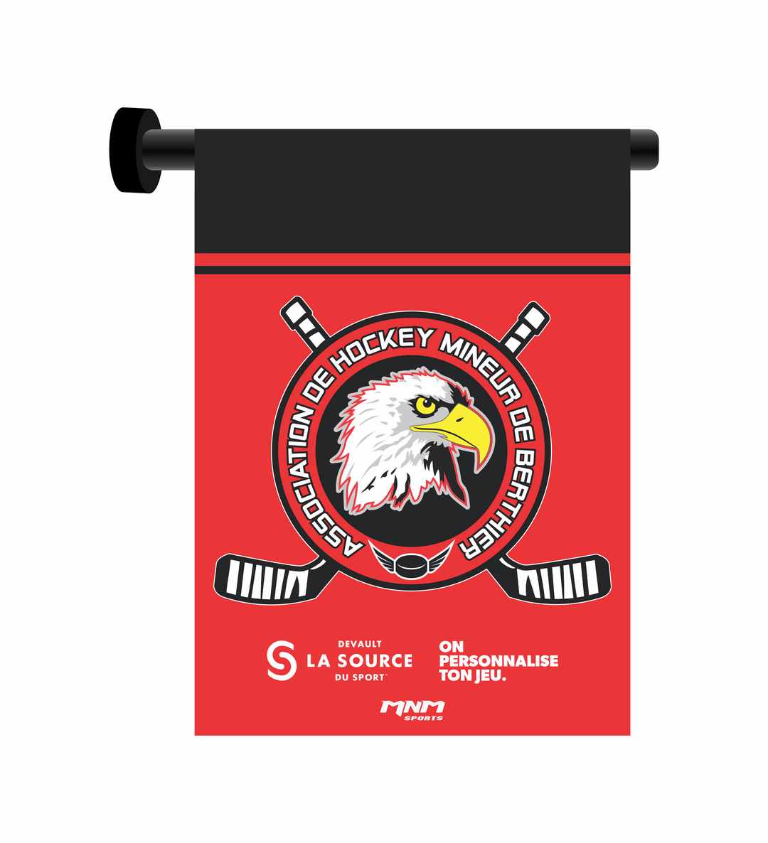 Drapeau de porte aimanté