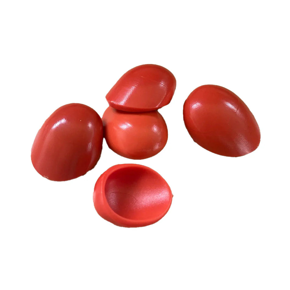 Quicktip StayBent, protège-doigts en plastique pour gants de patin de vitesse courte piste rouge