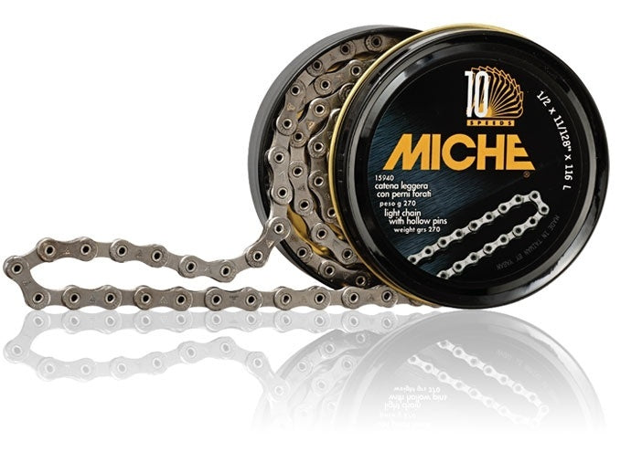 Chaîne vélo MICHE 10 vitesses compatible Shimano et Campagnolo