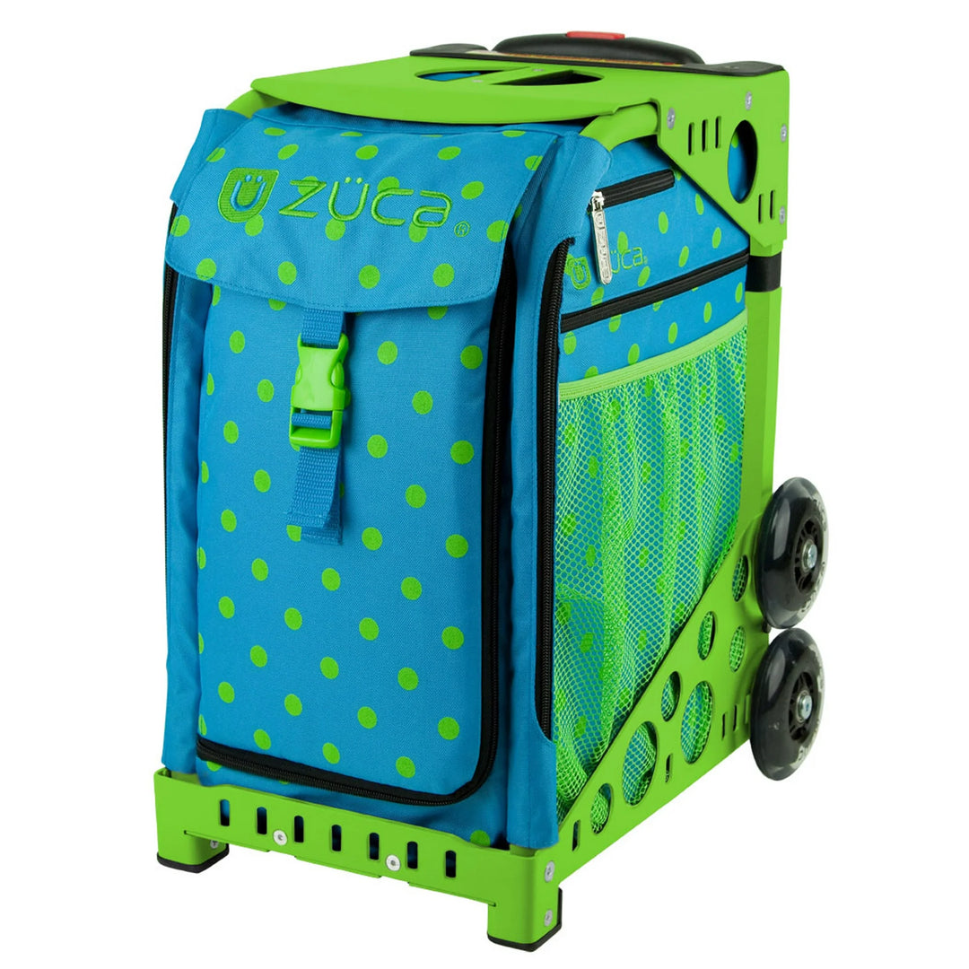 Sac Zuca Orbz - Sac bleu à pois vert